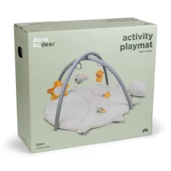 Aktivitets legetæppe - Sea friends - Grå