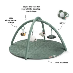 Aktivitets legetæppe - Tiny farm - Grøn