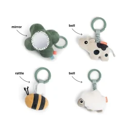 Aktivitets legetæppe - Tiny farm - Grøn