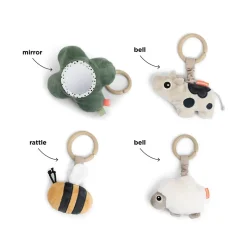 Aktivitets legetæppe - Tiny farm - Pudder