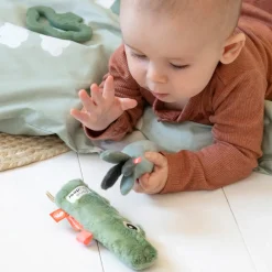 Baby aktivitetslegetøj 3 stk. - Croco - Grøn