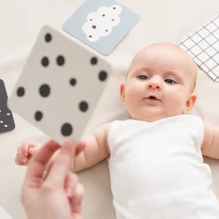 Baby kontrastkort 10 stk. - Deer friends - Farvemix