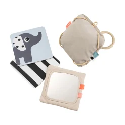 Baby kontrastkortholder - Deer friends - Sand
