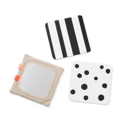 Baby kontrastkortholder - Deer friends - Sand