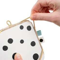 Baby kontrastkortholder - Deer friends - Sand