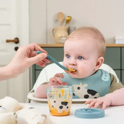 Babymad bøtte 2 stk. - Tiny farm - Pudder