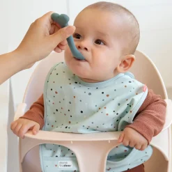 Babyske i silikone 3-pak - Wally - Blå