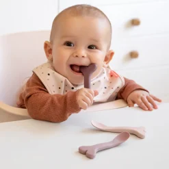 Babyske i silikone 3-pak - Wally - Pudder