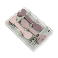 Babyske i silikone 3-pak - Wally - Pudder