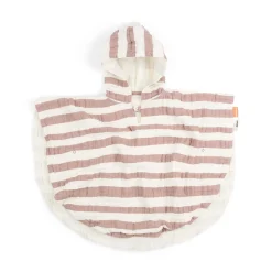 Bade poncho - Stripes - Pudder