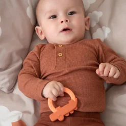 Bidering 2 stk. - Deer friends - Papaya/Sand