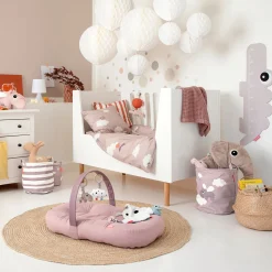 Cozy lounger m/aktivitetsbue - Raffi - Blå