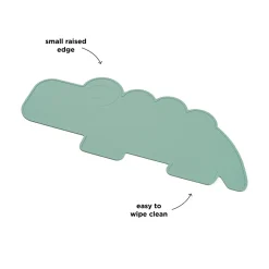 Dækkeserviet i silikone - Croco - Grøn