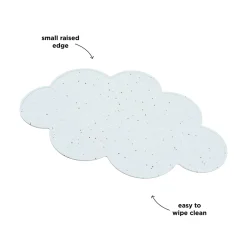 Dækkeserviet i silikone - Confetti - Blå