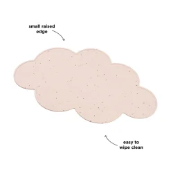 Dækkeserviet i silikone - Confetti - Pudder