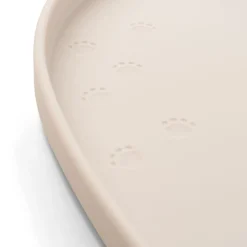 Dækkeserviet med høj kant i silikone - Elphee - Sand