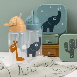 Drikkedunk m/sugerør - Raffi - Mustard - 350 ml