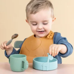 Easy-grip bestiksæt - Deer friends - Grå