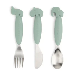 Easy-grip bestiksæt - Deer friends - Grøn