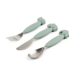 Easy-grip bestiksæt - Deer friends - Grøn