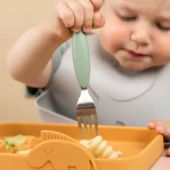 Easy-grip bestiksæt - Deer friends - Grøn