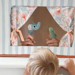 Fingerdukke sæt 3 stk. - Deer friends - Farvemix