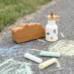 Flaske rustfrit stål - Sea friends - Beige - 350 ml