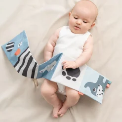 Folde-ud stofbog - Deer friends - Farvemix