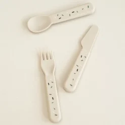 Foodie bestiksæt - Confetti - Sand