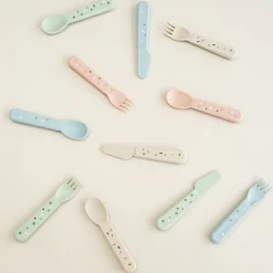 Foodie bestiksæt - Confetti - Sand