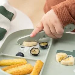 Foodie bestiksæt - Happy dots - Grøn