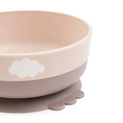 Foodie første spisesæt m/sugekop - Happy clouds - Pudder