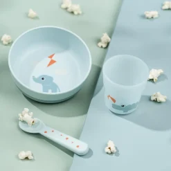 Foodie første spisesæt Playground - Blå