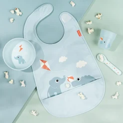 Foodie første spisesæt Playground - Blå