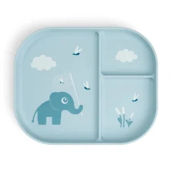 Foodie inddelt tallerken - Elphee - Blå