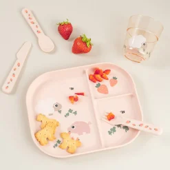 Foodie inddelt tallerken sæt - Tiny farm - Powder