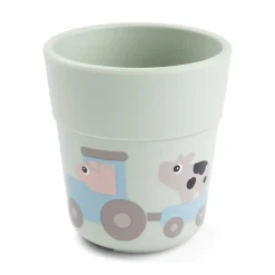 Foodie spisesæt m/sugekop Tiny farm Grøn