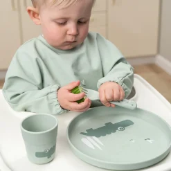 Foodie tallerken sæt - Croco - Grøn