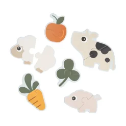 Første jigsaw puslespil - Tiny farm - Farvemix