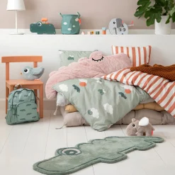 Gulvtæppe - Croco - Grøn