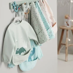 Hagesmæk m/ærmer og lomme - Ozzo - Pudder