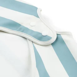 Hagesmæk m/ærmer og lomme - Striber - Blå