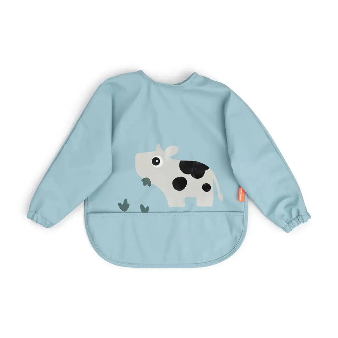 Hagesmæk m/ærmer og lomme - Tiny farm - Blå