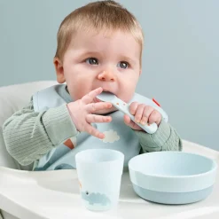 Hagesmæk m/velcro - Playground - Pudder