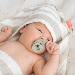 Håndklæde m/ hætte - Stripes - Sand