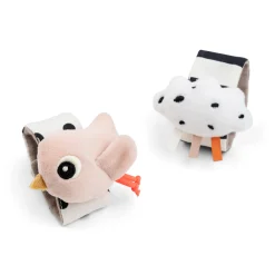 Håndledsranglesæt 2 stk. - Happy clouds - Pudder