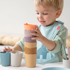 Kiddish mini kop - Croco - Mustard