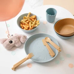 Kiddish mini kop 2 stk. - Croco - Blå