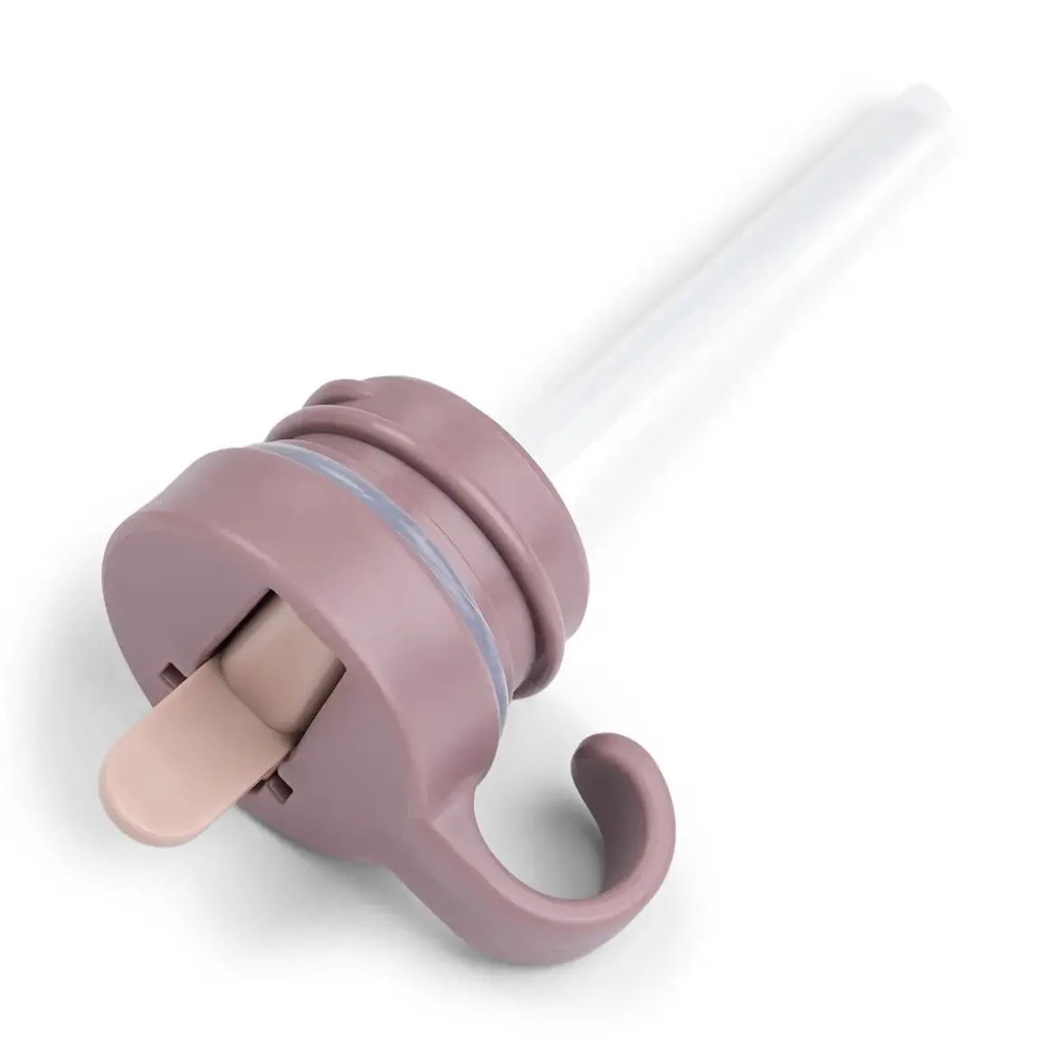 Låg & sugerør - Metalflaske - Ozzo - Pudder