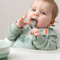 Lille hagesmæk i lomme 2-pak - Elphee - Blå